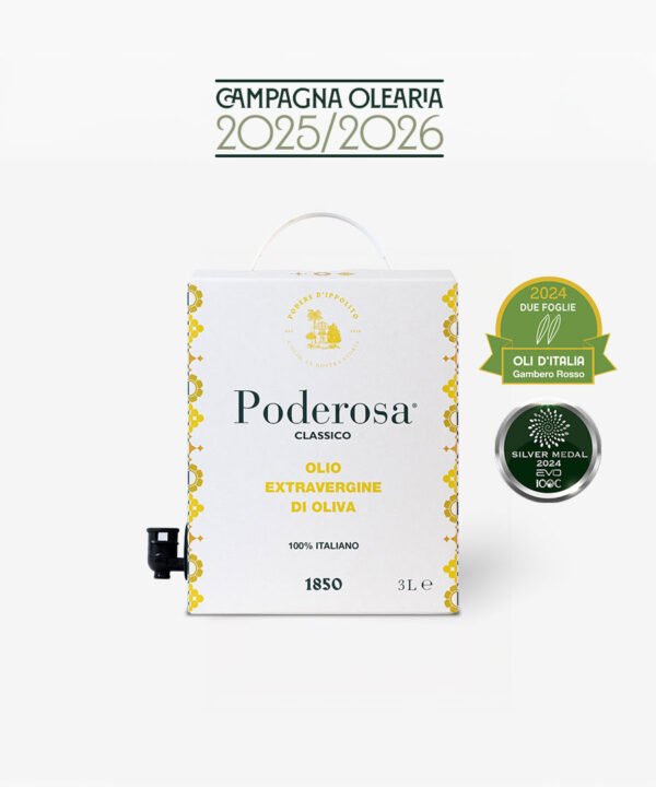 aliejus1 Alyvuogių aliejus PODEROSA CLASSICO 3 L